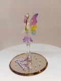 Fairy "Believe" Figurine | Handcrafted Glass Fairy with Crystals