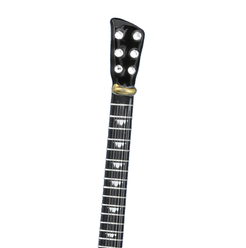 Classic Tobacco Burst Glass Guitar Handcrafted Figurine