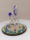 Unicorn Magical Garden Figurine | Handcrafted Glass Unicorn Decor