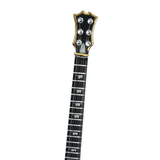 Classic Woodgrain Guitar Large Handcrafted Glass Figurine