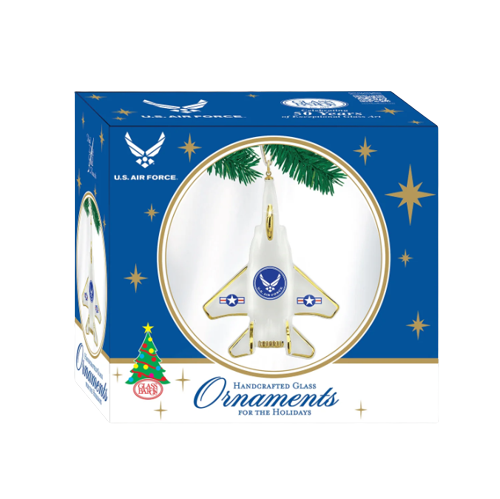 U.S. Air Force F-15 Jet Ornament | Military Christmas Gift Décor