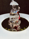 Bear “I Love You” Figurine | Handcrafted Glass Bear with Red Heart