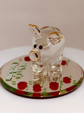 Pig “What’s Cookin” Figurine Handcrafted Glass Farm Pig Decor