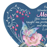 Handmade Crystals Butterfly Figurine, Mother's Day Gift, Pink Butterfly Figurine, Keepsake Gifts