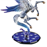 Celestial Pegasus Glass Figurine Handcrafted Fantasy Decor Gift