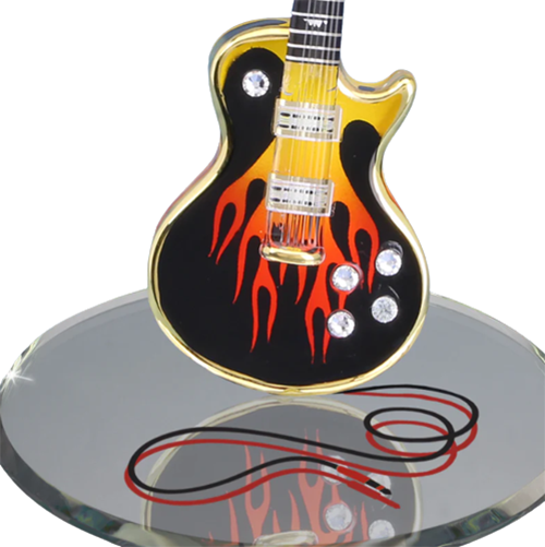 Glass Baron Guitar Collectible Figurine