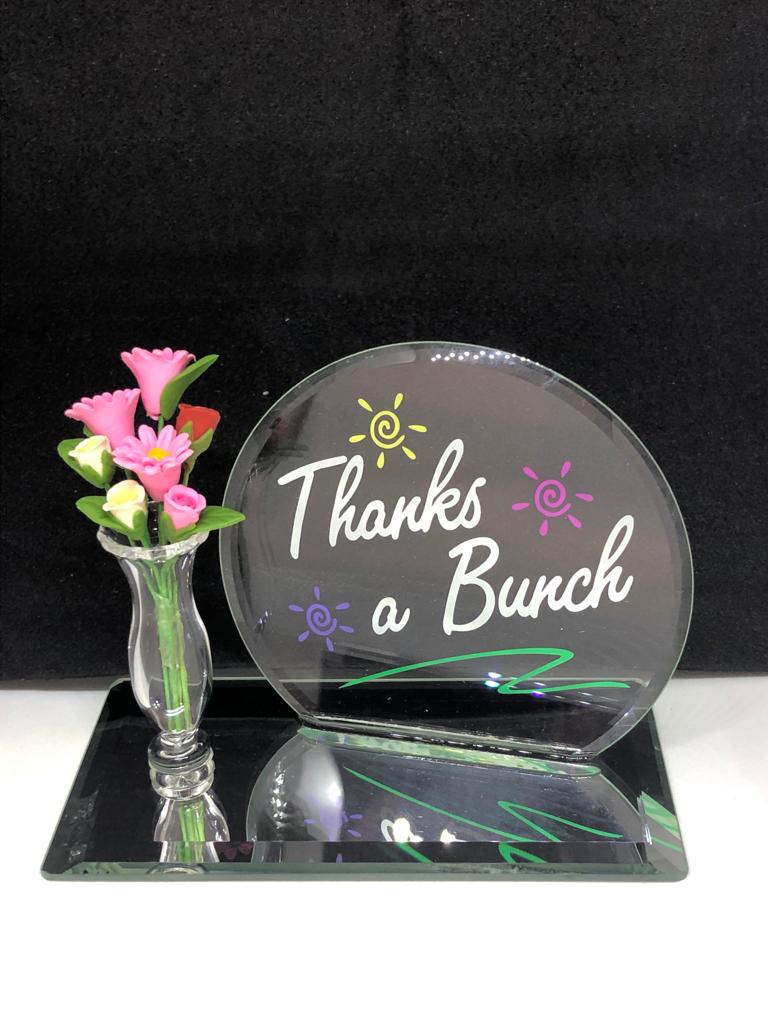 Glass Baron Thanks a Bunch Figurine