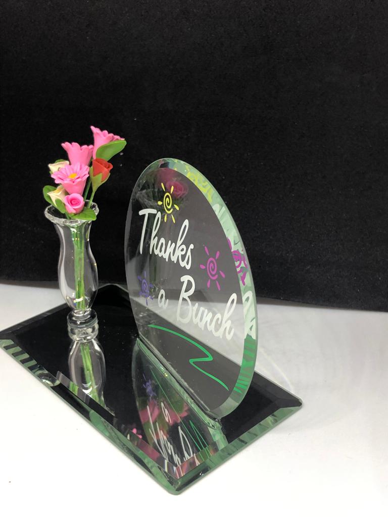 Glass Baron Thanks a Bunch Figurine