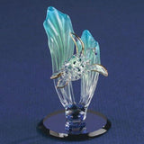 Sea Turtle Figurine β Handcrafted with Crystals & 22kt Gold Accents