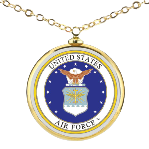 Glass Baron U.S. Air Force Necklace – Crystal Creations