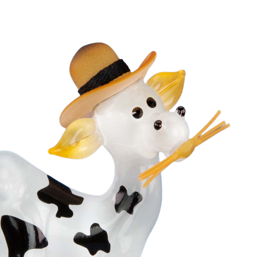 Glass Baron Handcrafted 'Lola' Cow Figurine