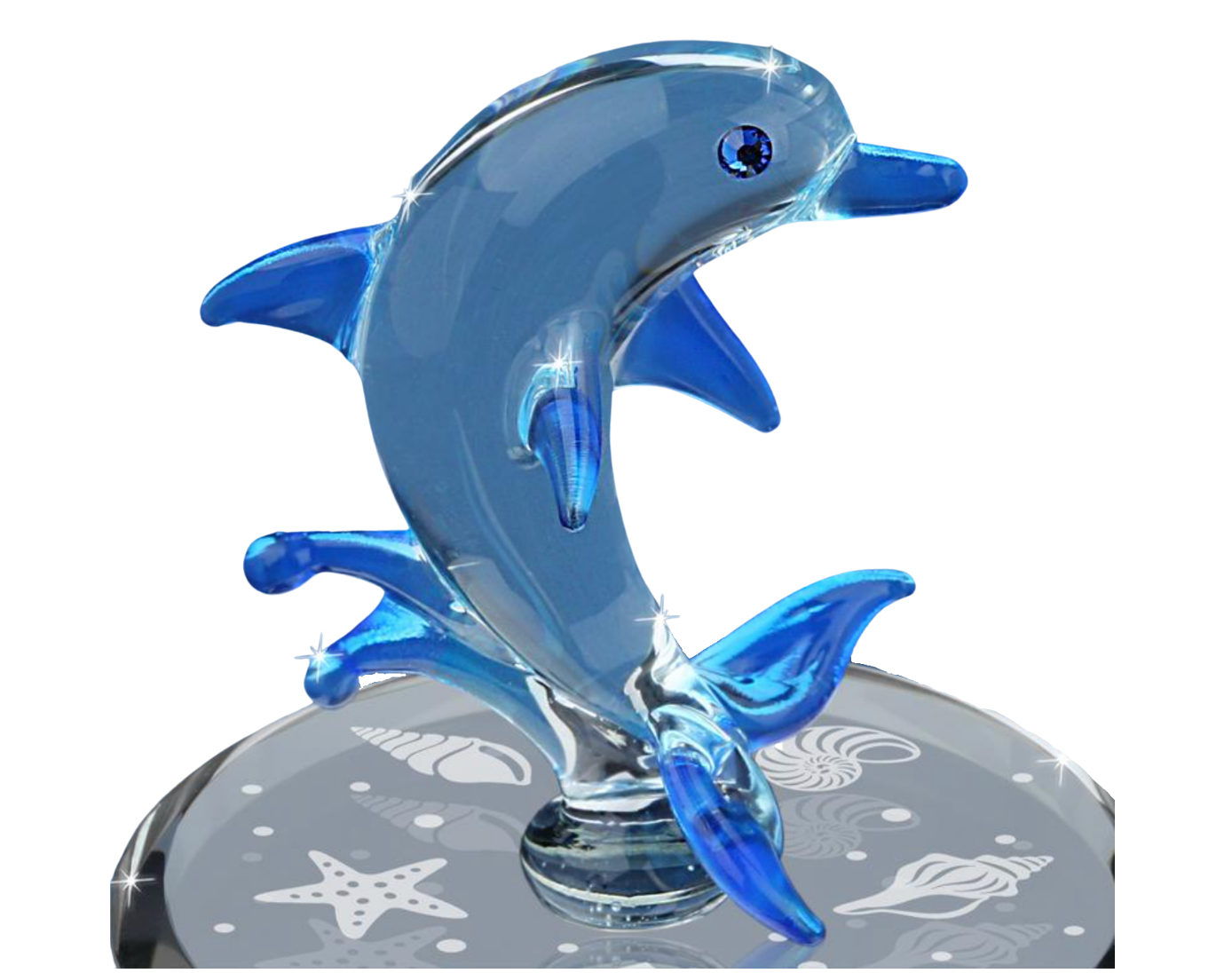 Dolphin Decor Statue Marine Life Home Decor Figurine Holiday Wedding Gifts for Him/Her