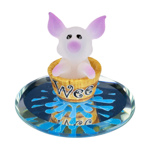 Glass Baron Hancrafted Pig Figurine