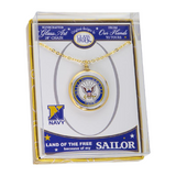 U.S. Navy Emblem Necklace Military Gift for Sailor or Veteran