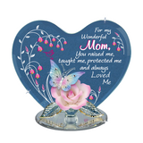 Handmade Crystals Butterfly Figurine, Mother's Day Gift, Pink Butterfly Figurine, Keepsake Gifts