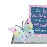 So Blessed Butterfly Figurine Glass Gift for Friends & Loved Ones