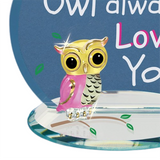 Handmade Owl Figurine, Gift for Mom, Home Décor, Mother's Day Gift, Gift for Owl Lovers