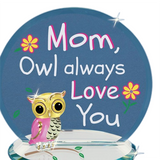 Handmade Owl Figurine, Gift for Mom, Home Décor, Mother's Day Gift, Gift for Owl Lovers