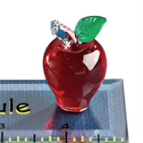 Teachers Rule Glass Apple Handcrafted Gift for Teachers