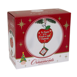 To Teach Apple Ornament Handcrafted Glass Teacher Gift