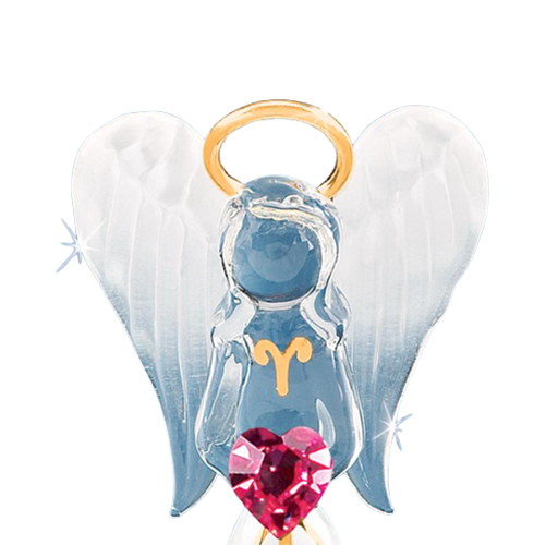 White Angel Statue, Crystals Angel, Glass Angel Figurine, Glass Angel Gift, Christmas Gift