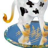 Lola the Cow Handcrafted Glass Farm Animal Figurine