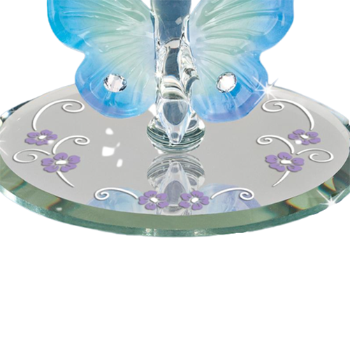Butterfly Figurine Gift Small Glass Butterfly Decor Gift for Her