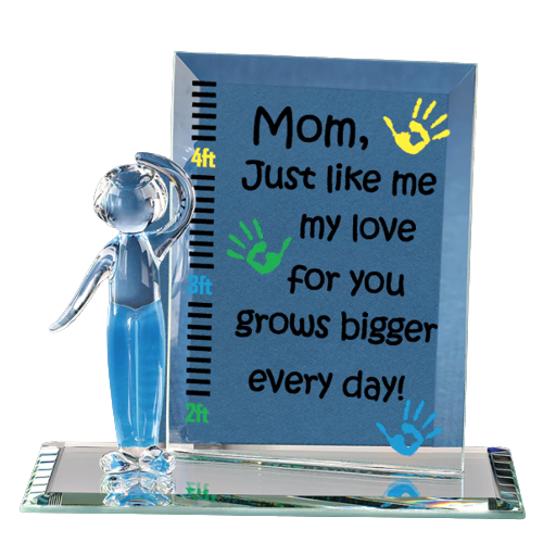 Glass Baron Son Growth Chart Figurine