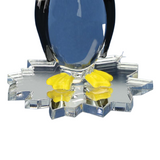 Chilly Penguin Glass Figurine Cute Winter Animal Decor