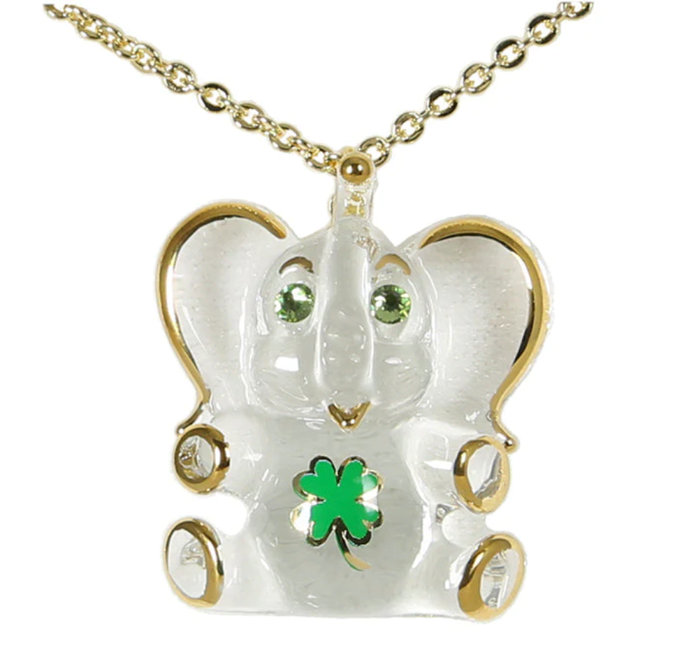 Glass Baron ~ Lucky Elephant Necklace
