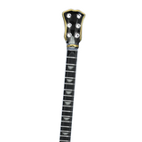 Classic Gold Top Guitar Figurine Handcrafted Glass Music Gift Decor