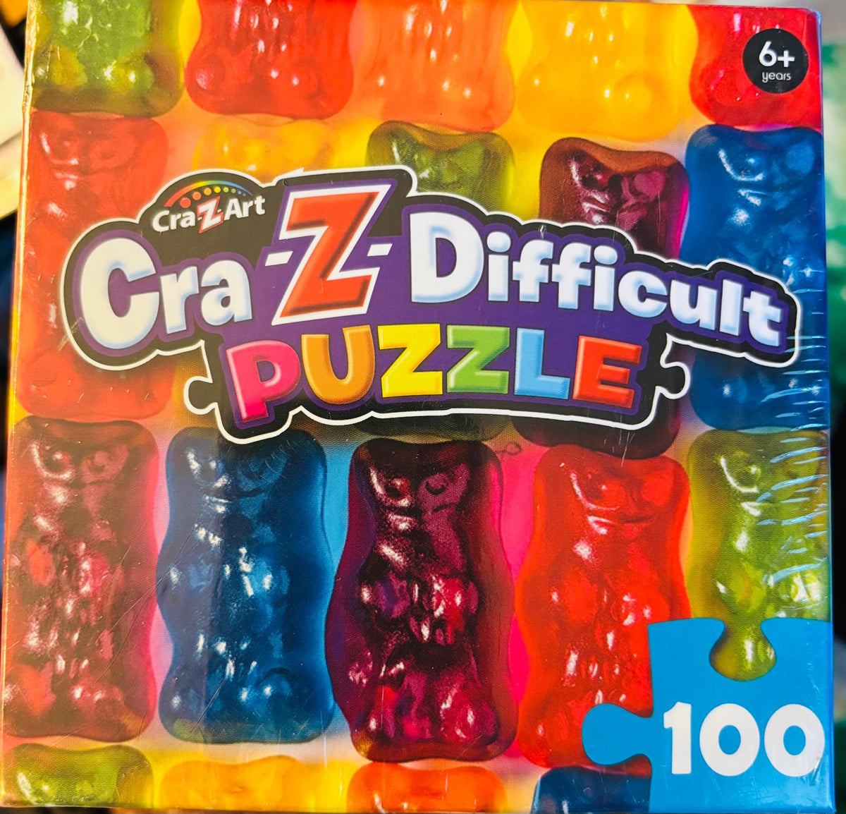 Cra-Z-Difficult Lolly Bears 100 Piece Jigsaw Puzzle Candy Gummy Bears