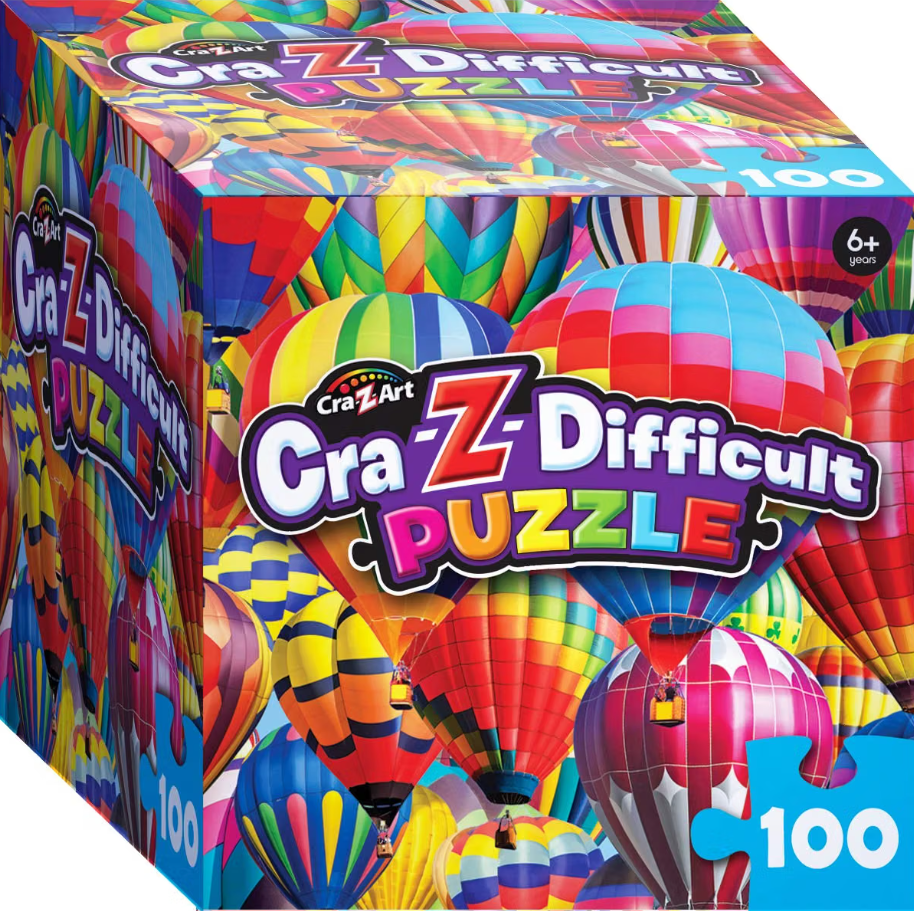 Cra-Z-Art Cra-Z-Difficult Hot Air Balloons 100 Piece Jigsaw Puzzle