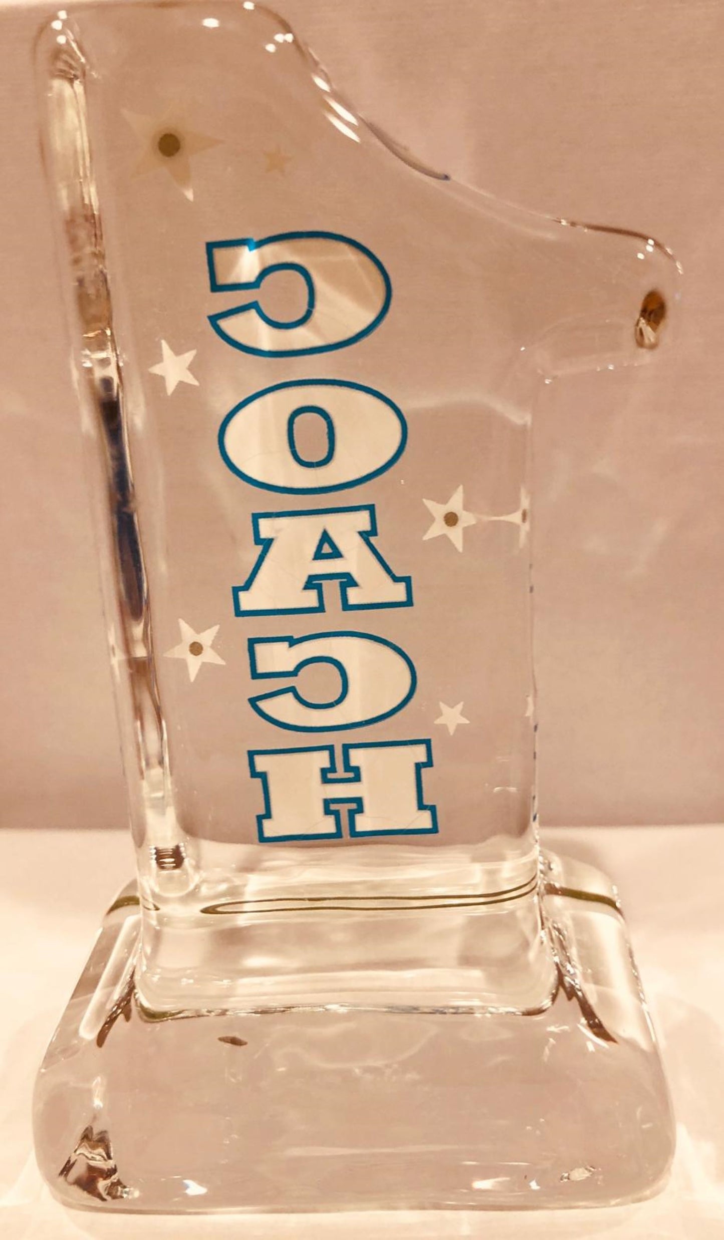 Coach Gifts Thank You Gifts for Coach Appreciation Gift Basketball Soccer Baseball Swim Glass Office Decor