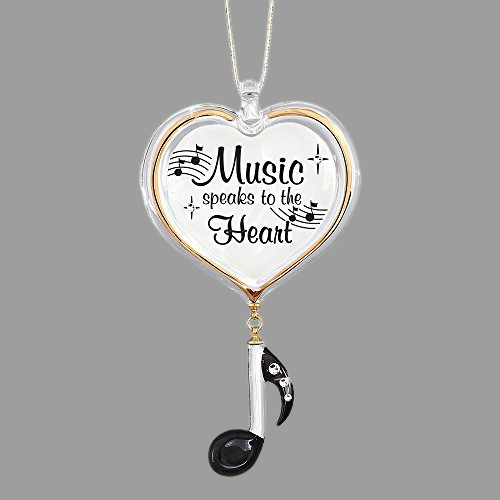 Glass Baron ~ Music Speaks to The Heart Ornament