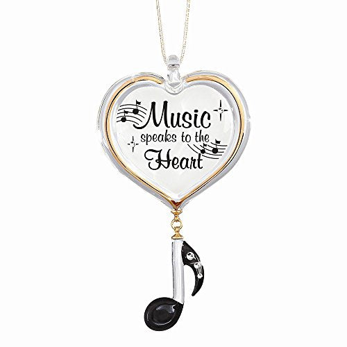 Glass Baron ~ Music Speaks to The Heart Ornament