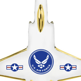 US Air Force Ornament F-35 Jet Ornament Handmade Military Gift Veteran Gift Holiday Decor