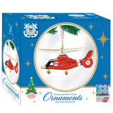 Coast Guard Ornament, Christmas Ornament, Dolphin Helicopter Ornament, Home Decor, Holiday Gift