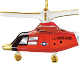 Coast Guard Ornament, Christmas Ornament, Dolphin Helicopter Ornament, Home Decor, Holiday Gift