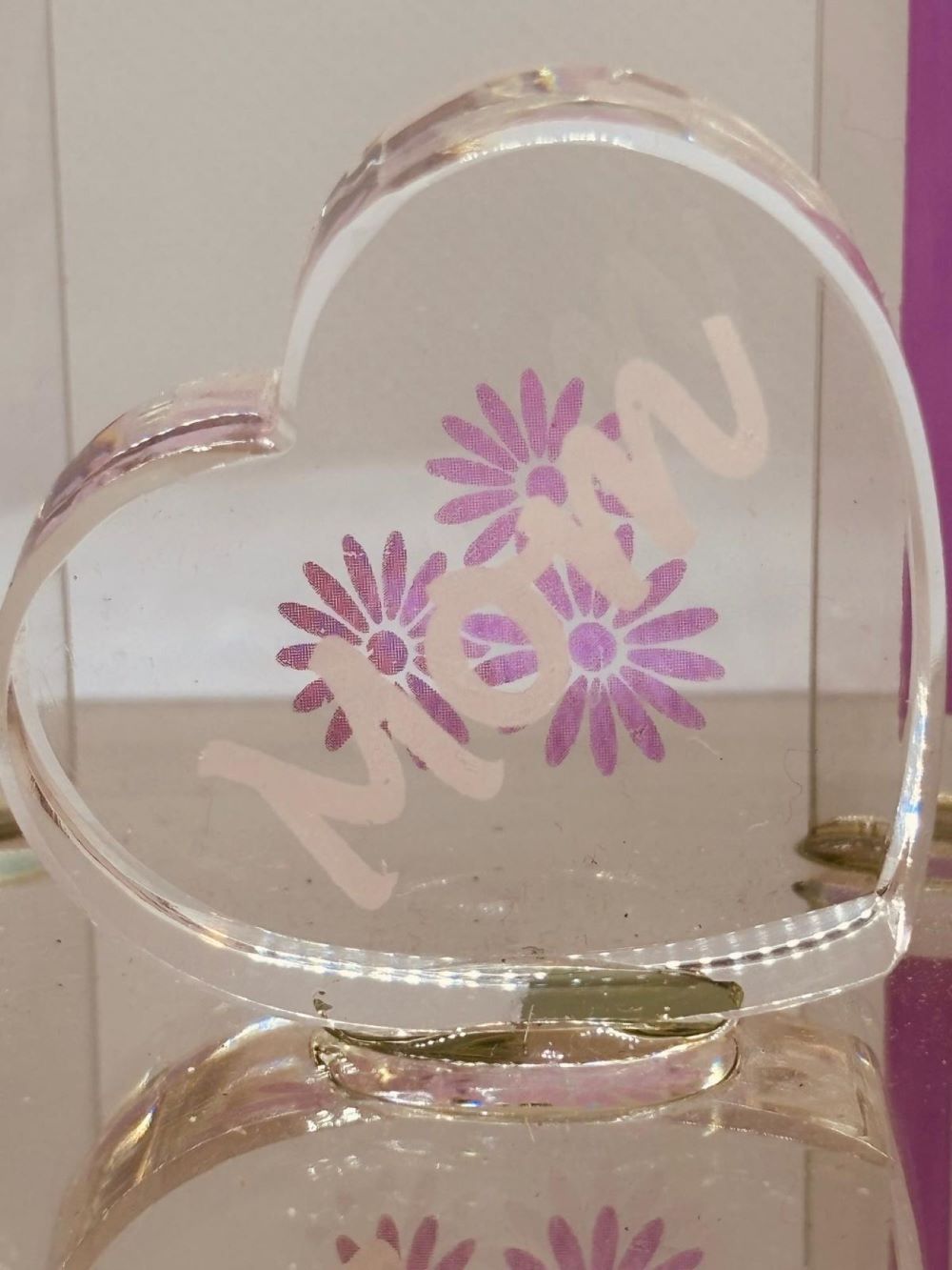 Mother Photo Frame with Heart | Handcrafted Gift for Mom