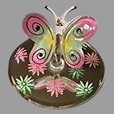 Glass Baron Butterfly Handcrafted Collectible Figurine