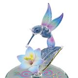 Glass Baron Hummingbird Blue