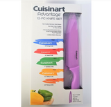 Kitchen Knife Set 12-Piece with Blade Guards, Multicolor Cuisinart