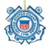 Coast Guard Ornament Christmas U.S. Coast Guard Emblem Ornament, Holiday Home Decor Gift