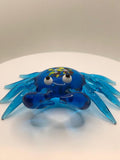 Glass Blue Crab, Crab Lover Gift, Home Decoration, Nautical Decor, Gift for Him/Her