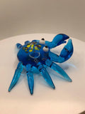 Glass Blue Crab, Crab Lover Gift, Home Decoration, Nautical Decor, Gift for Him/Her