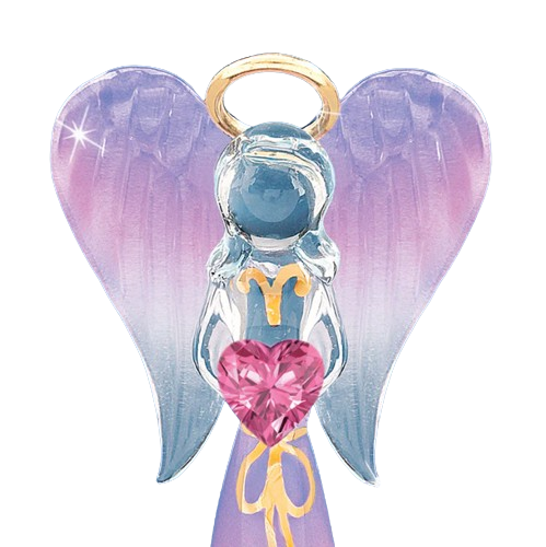 Glass Angel Figurines, Angel Crystal Hearts, Handcrafted Angel,  Angel Statues Home Decor, Christmas Gifts, Gifts for Her, Mom