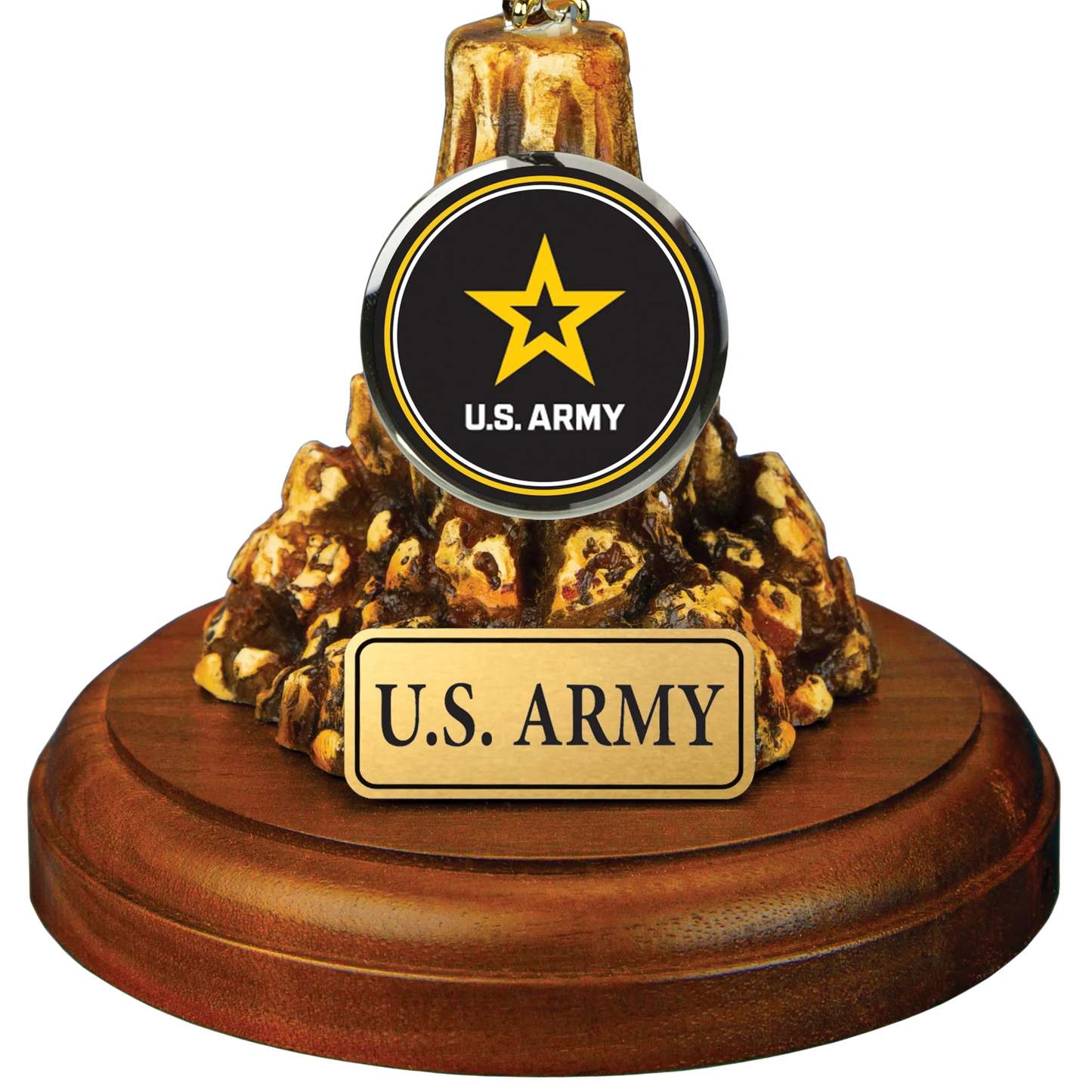 U.S. Army Eagle Glass Figurine Gift | Military Patriotic Collectible Decor