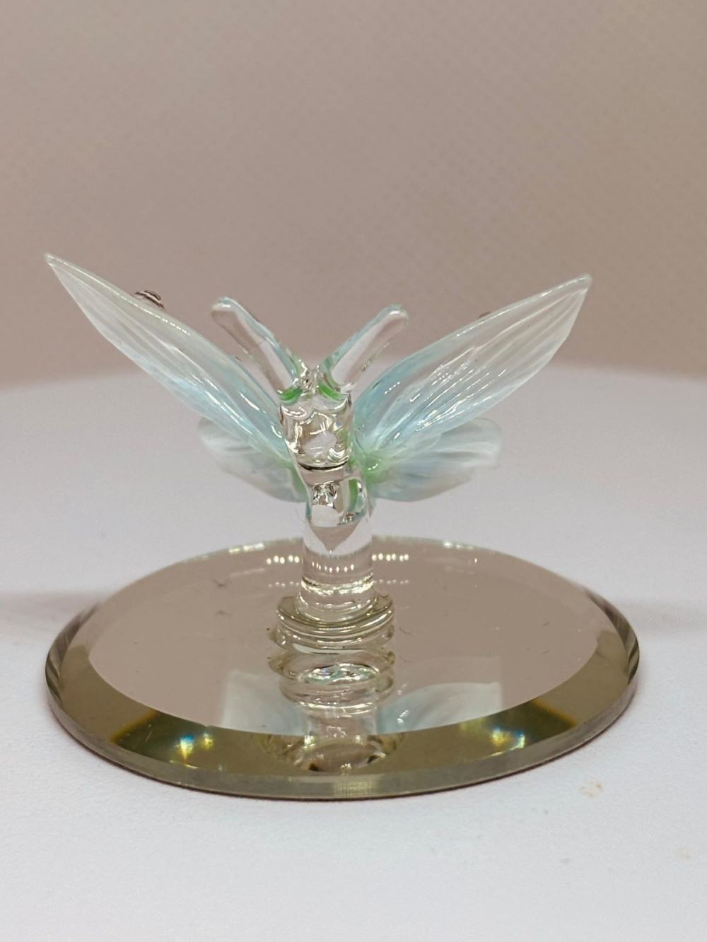 Beautiful Butterfly Glass Figurine | Handcrafted Crystal Butterfly Decor