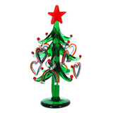 Love Is Love Rainbow Glass Christmas Tree Figurine 6”